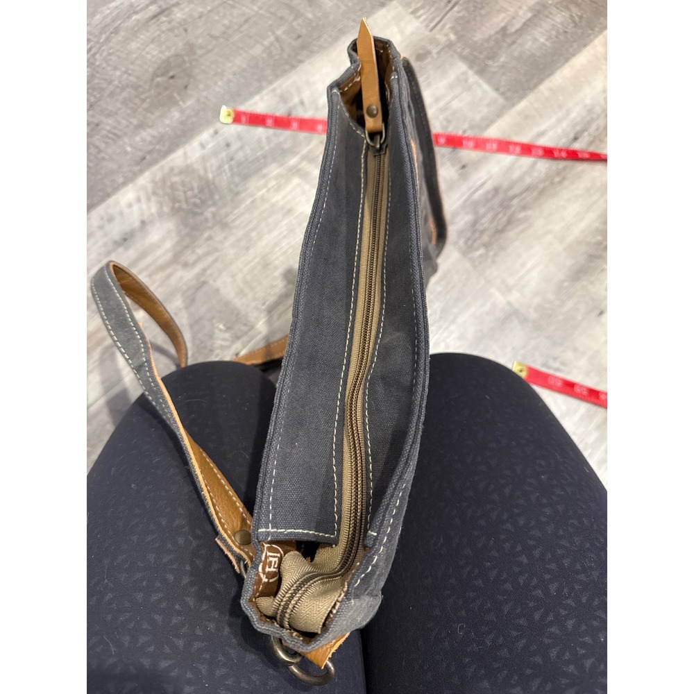 Western Cowhide Patchwork Shoulder Bag Crossbody … - image 6